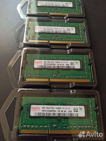 Новенькие оперативки 8GB 1600MHz So-dimm ddr3l