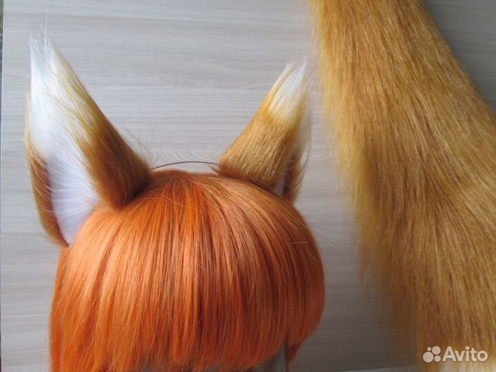 Хвост и ушки на Хоро из аниме 