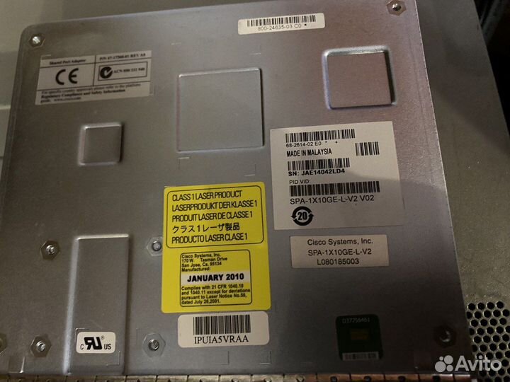 Модуль Cisco SPA-1X10GE-L-V2 для ASR1001-X