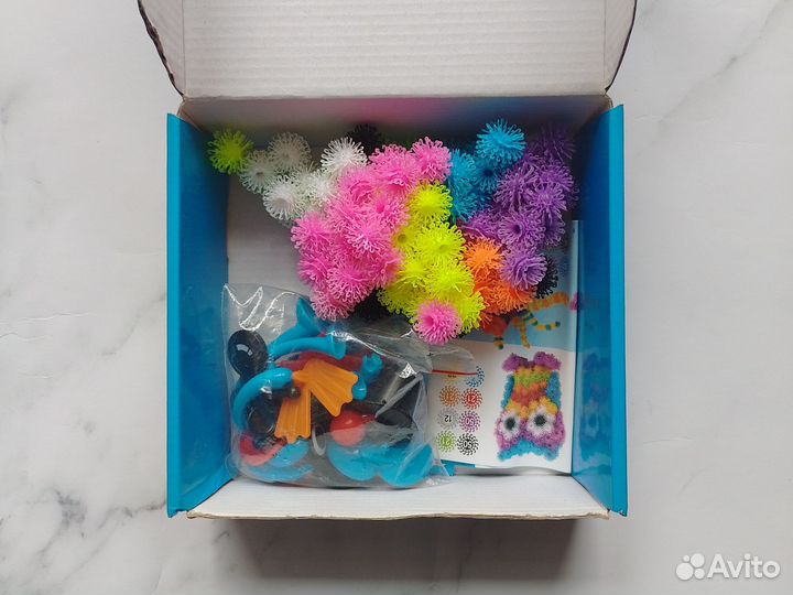 Мягкий конструктор Липучка 115 штук