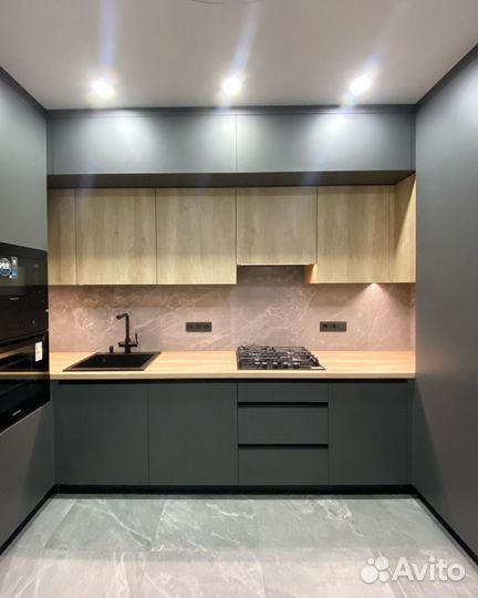 Кухня в минималистичном стиле угловая