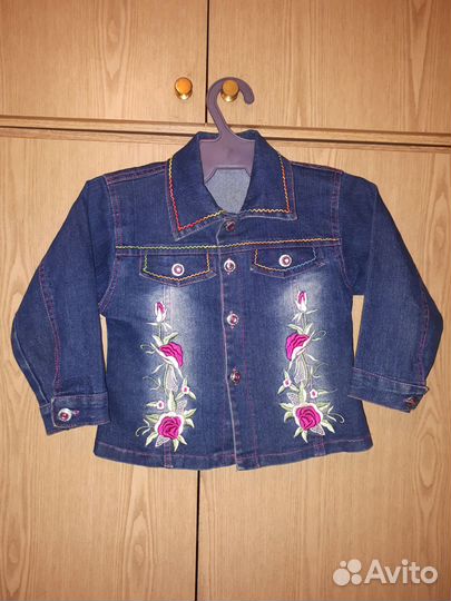 Джинсовая куртка для девочки
