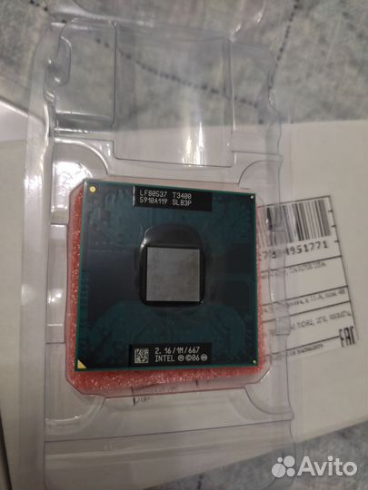 Процессор Intel t3400