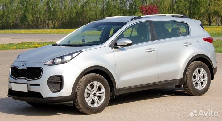 Рейлинги продольные на крышу Kia Sportage 2016- ан