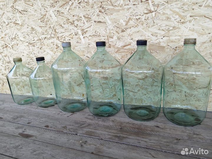 Бутыли стеклянные 20 л и 10 л