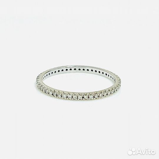 Кольцо из белого золота с бриллиантами