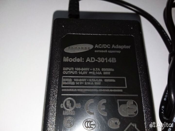 Блок питания 14V 2.14A монитора Samsung S22A300N