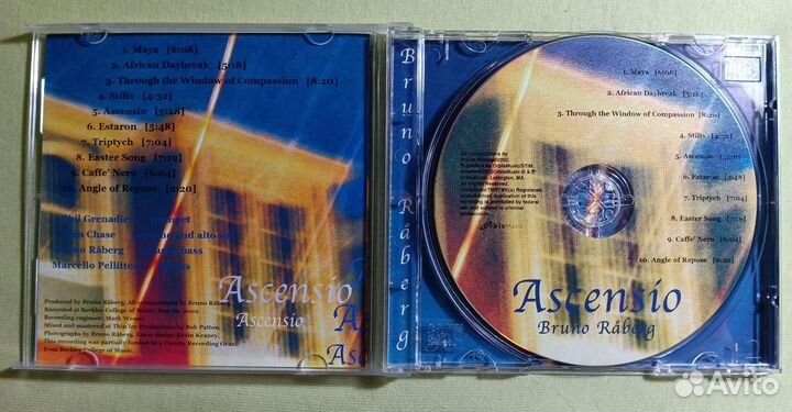 Bruno Raberg Ascensio jazz CD sax USA 2002