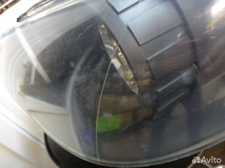 Фиат Альбеа Фара левая Черная Fiat Albea