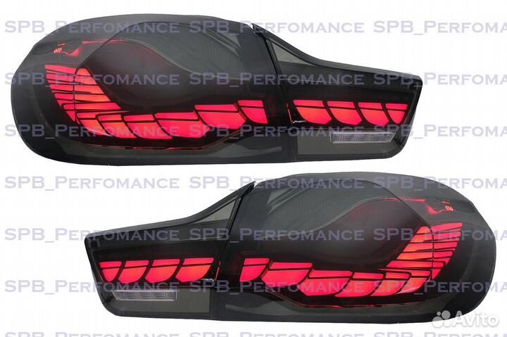 BMW 4 Series F32 фонари M4 CS Oled Black