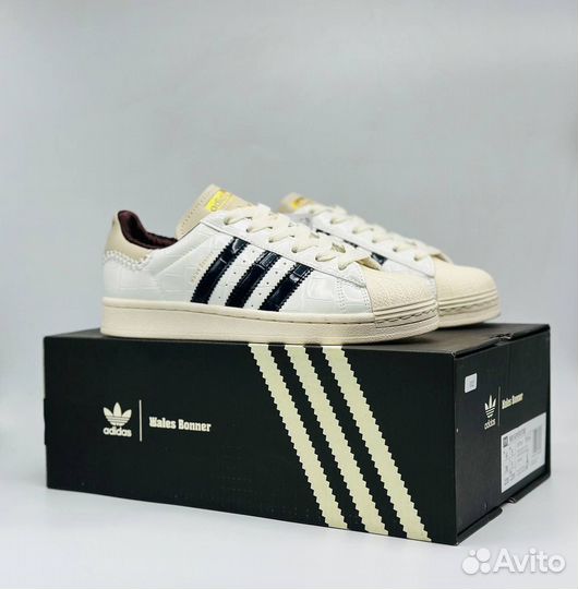 Adidas Superstar Wales Bonner Croc - Wonder White