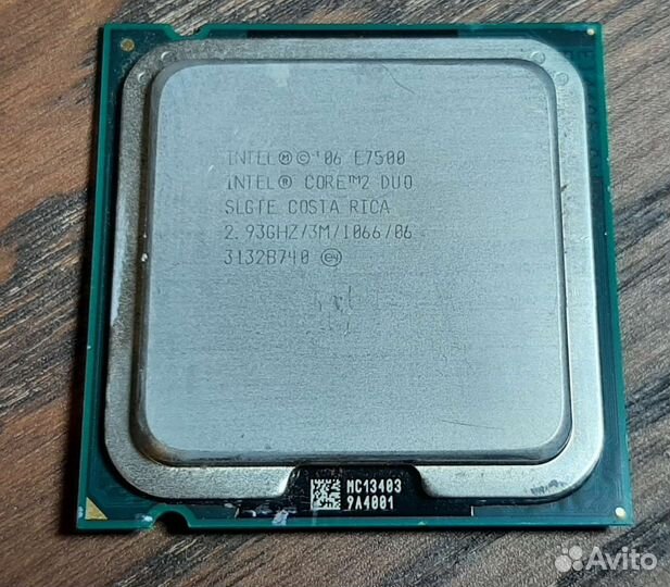Процессор Intel Core 2 Duo E7500
