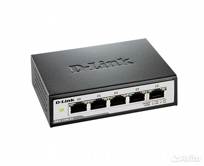 Коммутатор D-Link (DGS-1100-05) настраиваемый Swit