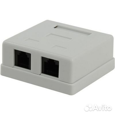 Розетка 5bites LY-SB09 RJ-45+RJ-11 внешн. двойная