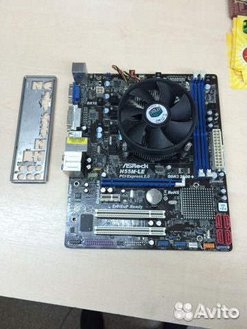 Комплект Core i3-530+Мат.плата 1156+4Гб+Кулер