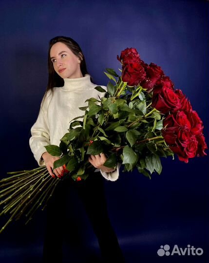 Розы 100см Метровые розы