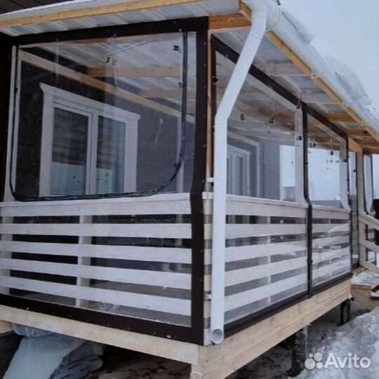 Мягкие окна для террасы / выезд на замер