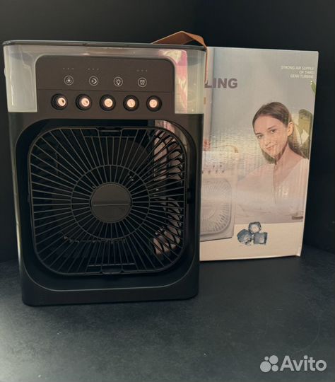 Вентилятор настольный с увлажнителем