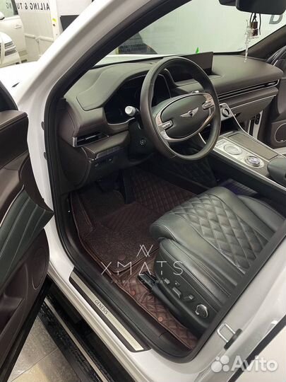 3D коврики из экокожи для Genesis GV80