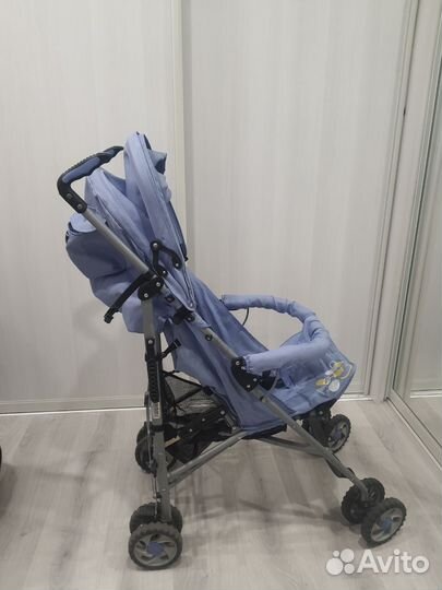 Прогулочная коляска + санки лежачее и сидячее