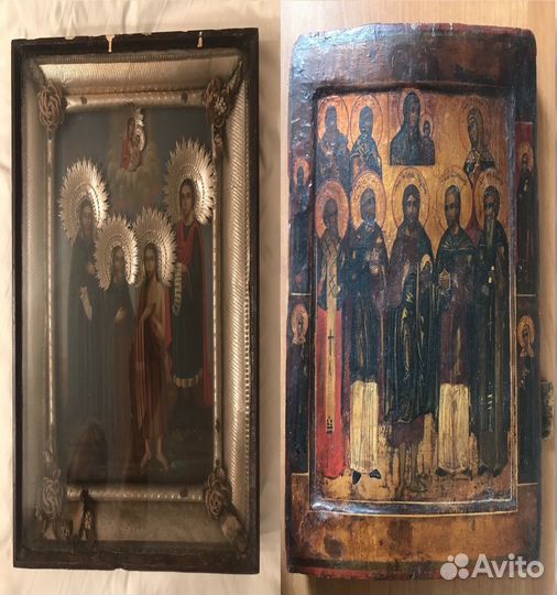 Икона Именник Киот Ковчег Мария Иоанн Николай Серг