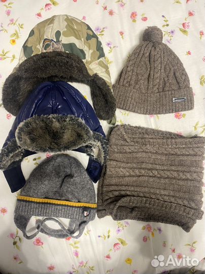 Шапка детская на мальчика зимняя