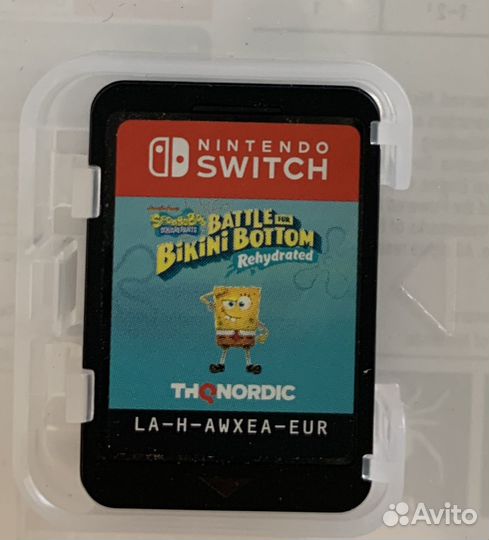 Катридж спанч боб на nintendo