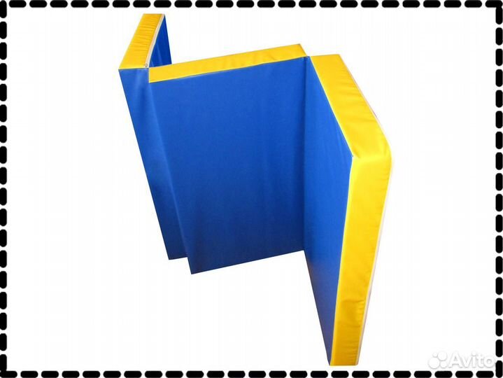 Мат гимнастический складной 1,5х1,0х0,1 м