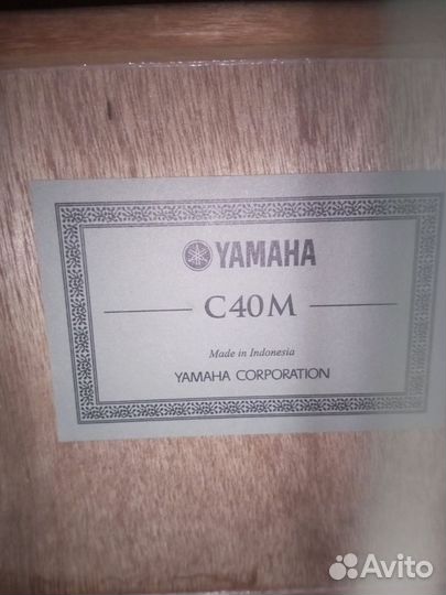 Гитара yamaha c40m
