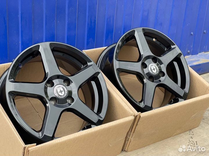 Диски r15 4x100 HRE 305M черные