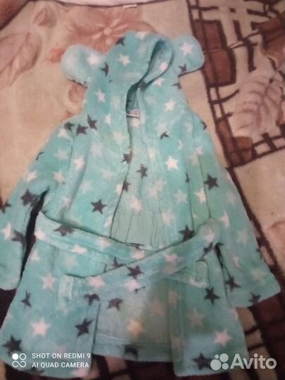 Детский махровый халат