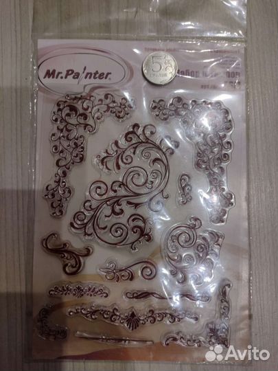 Трафареты штампы MR. Painter