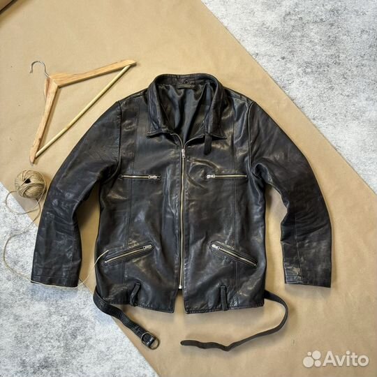 Golden Goose Leather Biker Jacket