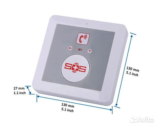 Кнопка SOS для инвалидов и пожилых стационарная