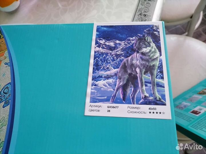 Картина по номерам новая