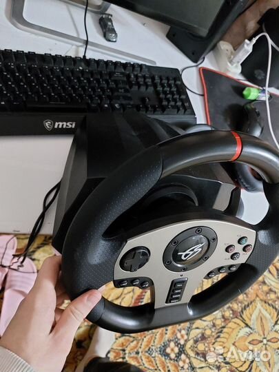 Игровой Руль dexp wheelman pro 900