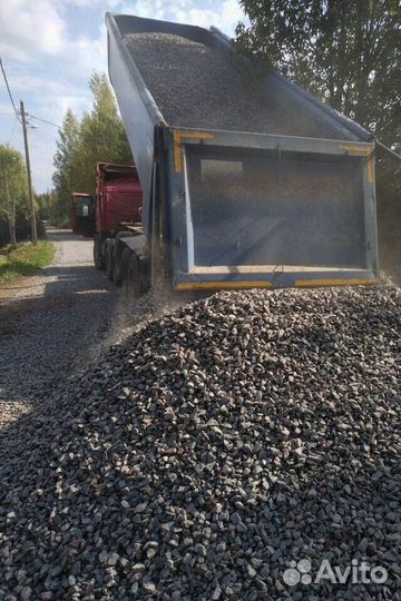 Песок карьерный с доставкой