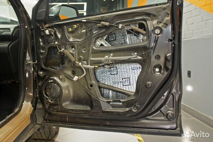 Шумоизоляция дверей в 3 слоя