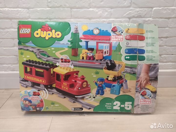 Lego duplo поезд железная дорога