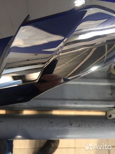 Хромированная накладка бампера газель next нн