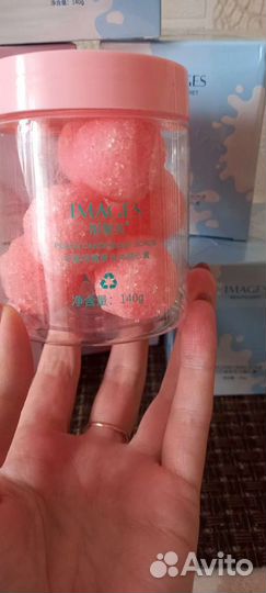 Сахарный скраб для тела, сахарные шарики