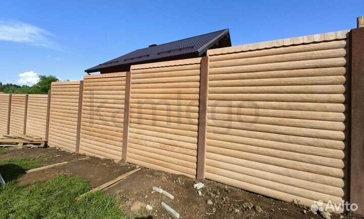 Заборы из фибробетона, еврозаборы