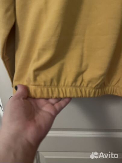 Трикотажная кофта Coton горчичного цвета 48-50