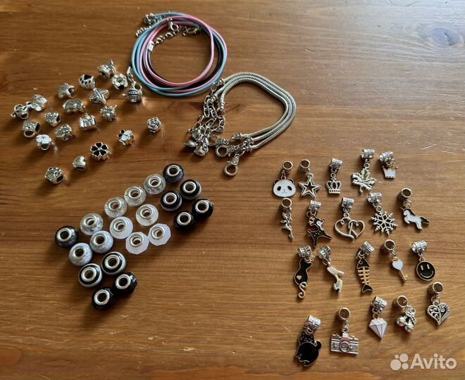 Набор в шкатулке для создания украшений 66 эл