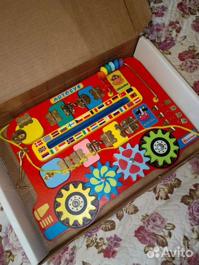 Бизиборд Alatoys автобус