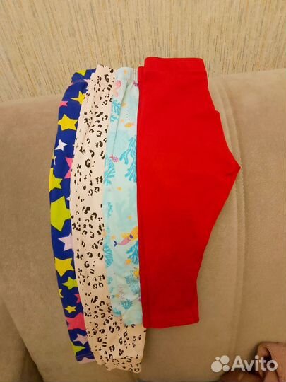 Легинсы для девочки 86-104-110