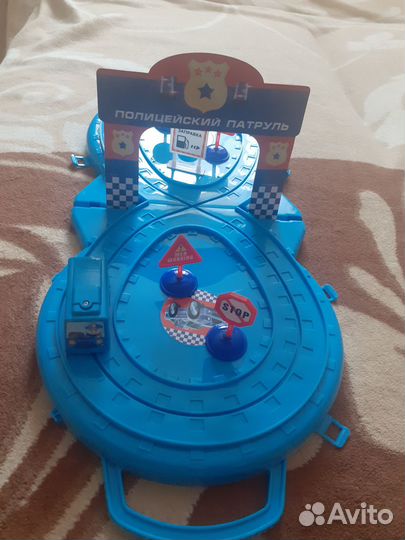 Полицейский автотрек в чемоданчике
