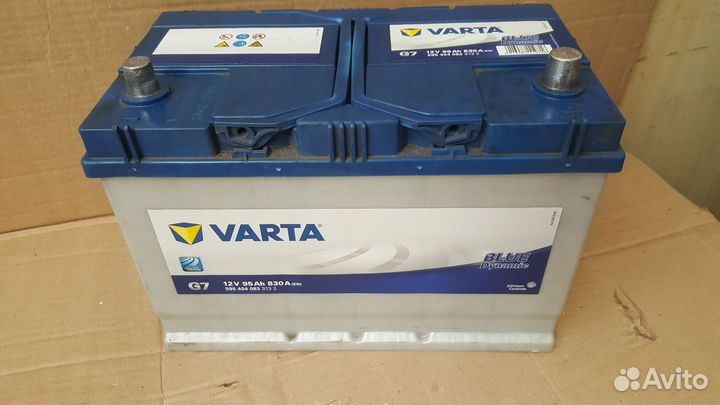 Бу аккумулятор varta G7 95Ач 830А