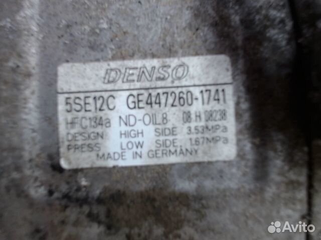 Компрессор кондиционера, Toyota Corolla Verso (200