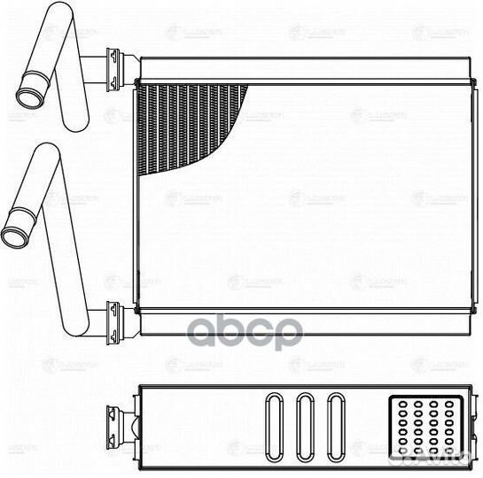 Радиатор отоп. для а/м Toyota Land Cruiser 100